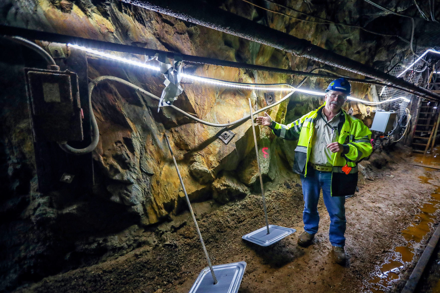 Conveyor site at the Sanford Lab